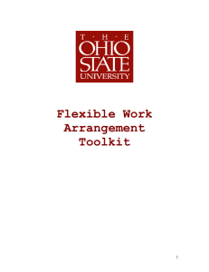 Flexible Work Arrangement Toolkit