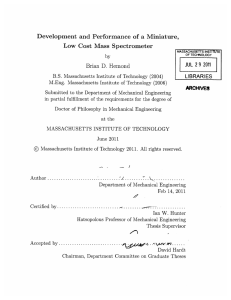 Development  and  Performance  of  a ... 9 ARCHIVES D.