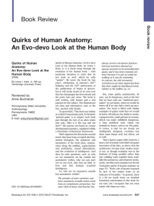 Book Review Quirks of Human Anatomy: Quirks of Human