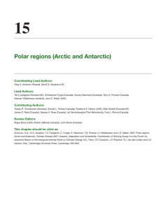 15 Polar regions (Arctic and Antarctic) Coordinating Lead Authors: Lead Authors: