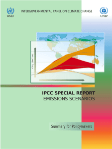 IPCC SPECIAL REPORT  Summary for Policymakers (GtC/yr)