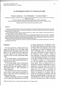 A of solid rheological model