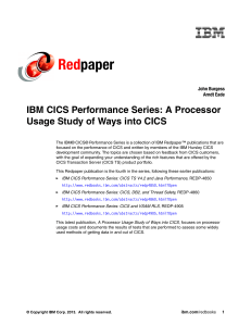 Red paper IBM CICS Performance Series: A Processor