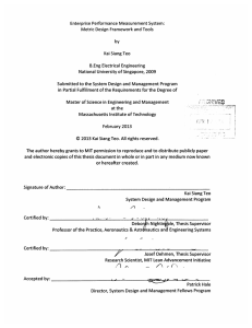 Enterprise  Performance  Measurement  System: Kai  Siang Teo