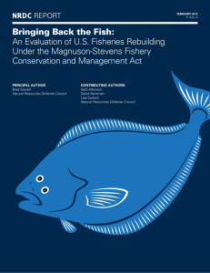Bringing Back the Fish: An Evaluation of U.S. Fisheries Rebuilding