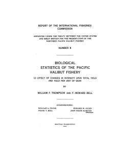 REPORT OF THE INTERNATIONAL FISHERIES COMMISSION