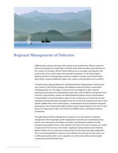 Regional Management of Fisheries