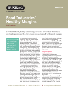 Food Industries’ Healthy Margins Follow on head on Master page A
