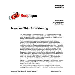 Red paper N series Thin Provisioning Karen Orlando