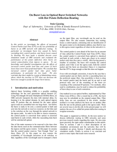 On Burst Loss in Optical Burst Switched Networks