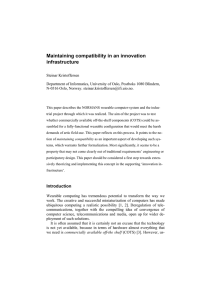 Maintaining compatibility in an innovation infrastructure