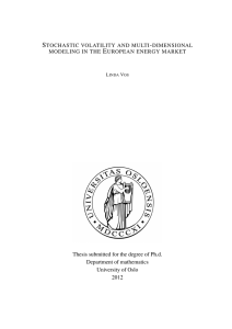 S - E Thesis submitted for the degree of Ph.d.