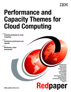 Performance and Capacity Themes for Cloud Computing Front cover