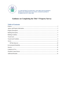 U.S. DEPARTMENT OF HOUSING AND URBAN DEVELOPMENT WASHINGTON, DC 20410-7000