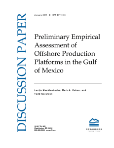Preliminary Empirical Assessment of Offshore Production