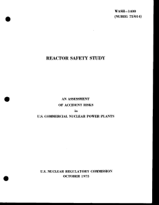 SAFETY REACTOR STUDY