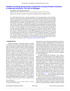 Inelastic tunneling spectroscopy of gold-thiol and gold-thiolate interfaces