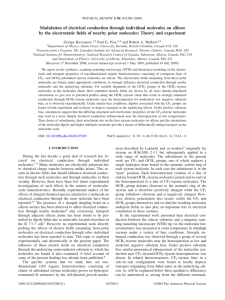 Modulation of electrical conduction through individual molecules on silicon