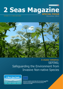 SEFINS; Safeguarding the Environment from Invasive Non-native Species SPECIAL FOCUS