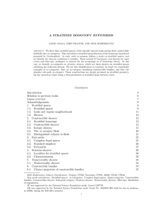 A STRATIFIED HOMOTOPY HYPOTHESIS