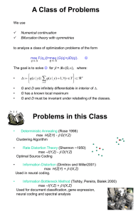 A Class of Problems   