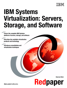 IBM Systems Virtualization:  Servers, Storage, and Software Front cover