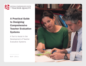 A Practical Guide to Designing Comprehensive Teacher Evaluation