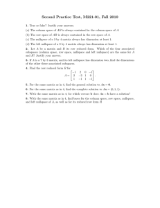 Second Practice Test, M221-01, Fall 2010