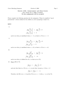 Math 1100: Assignment #3 Solutions