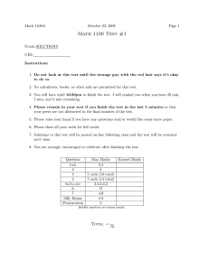 Math 1100 Test #1