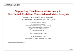 Supporting Timeliness and Accuracy in Distributed Real-time Content-based Video Analysis