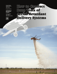 How to Conduct Drop Tests of Aerial Retardant Delivery Systems