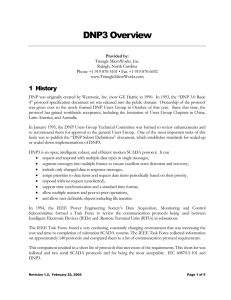 DNP3 Overview