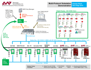 Multi-Protocol Substation Demonstration DistribuTECH San Diego 2015