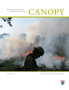 canopy News and notes for alumni and friends spring 2014