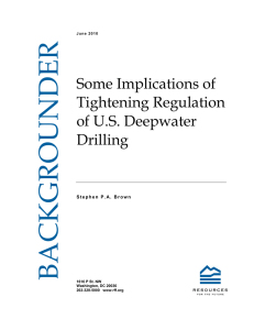 BACKGROUNDER  Some Implications of Tightening Regulation