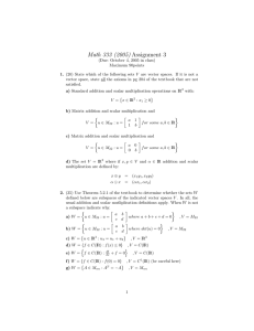 Math 333 (2005) Assignment 3
