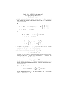 Math 333 (2005) Assignment 5