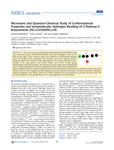 Microwave and Quantum-Chemical Study of Conformational ‑Hydroxy-3-