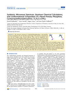 Synthesis, Microwave Spectrum, Quantum Chemical Calculations,