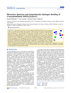 Microwave Spectrum and Intramolecular Hydrogen Bonding of ‑Isocyanoethanol (HOCH C) 2