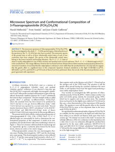 Microwave Spectrum and Conformational Composition of 3-Fluoropropionitrile (FCH CH CN)