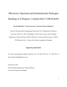Microwave Spectrum and Intramolecular Hydrogen Bonding of 2-Propene-1-selenol (H C=CHCH SeH)