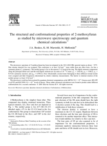 The structural and conformational properties of 2-methoxyfuran