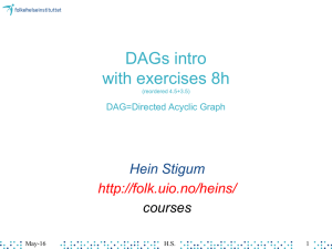 DAGs intro with exercises 8h Hein Stigum