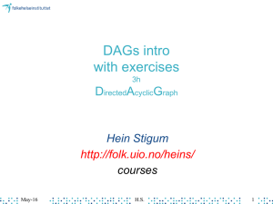 DAGs intro with exercises D A