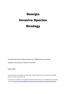 Georgia Invasive Species Strategy