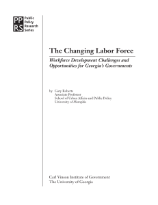 PP RS The Changing Labor Force Workforce Development Challenges and
