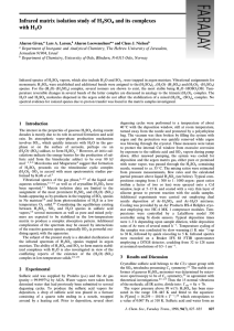 Infrared matrix isolation study of and its complexes 2