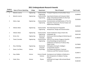 2011 Undergraduate Research Awards